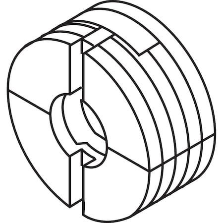 Blum 20mm Diameter Clear Drawer Front Adjuster 295.1000.21