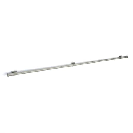 Quiet Glide 6' Satin Nickel Ladder Rail Kit for Rolling Ladder System QG.4006-202.02