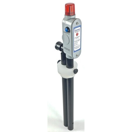 Gizmo Engineering Drum Alarm High Level 3/4 in Black Polypropylene pipe, 2 in NPS mount, Lithium battery included DHP-PF