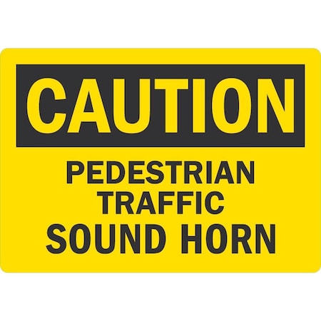 Lyle Pedestrian Traffic, Sound Horn, 5x3.5, Engineer Grade, Yellow G-16725-ED_5x3.5