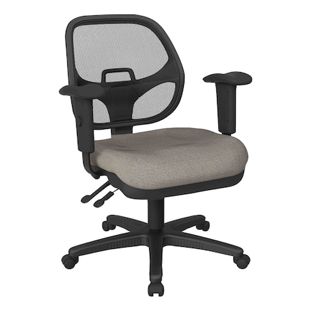 Office Star Products Ergonomic Task Chair with ProGrid Back, Diamond Gold Dust 29024-294
