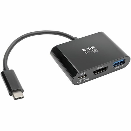 Tripp Lite USB C to HDMI Multiport Adapter w/USB Hub PD Charging USB Type C U444-06N-H4UB-C