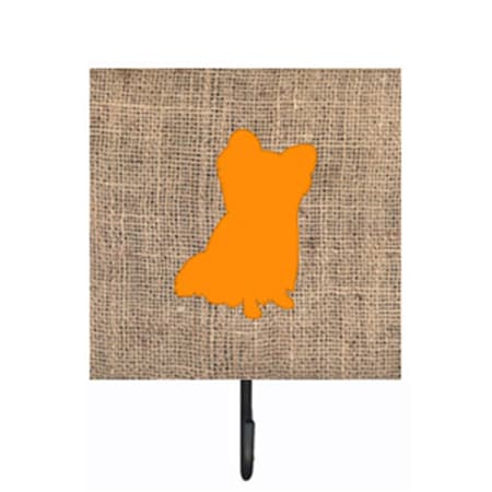 Carolines Treasures Chihuahua Burlap And Orange Leash Or Key Holder BB1115-BL-OR-SH4