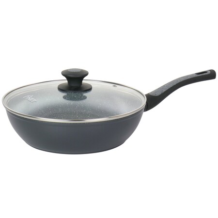 Oster Bastone 3 Quart Aluminum Nonstick Saute Pan in Speckled Gray 127590.02