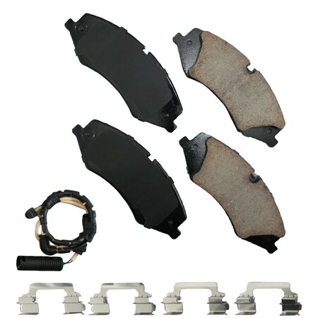 Akebono Ultra Premium Ceramic Disc Brake Pads, Eur1425 EUR1425