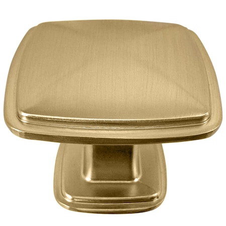 Laurey Knob, Katonah, Matte Brushed Brass 12604