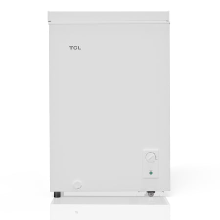 Tcl 3.4 Cu. Ft. Compact Slim Chest Freezer Energy Efficient, Low Temperature, White TRC04M3AW