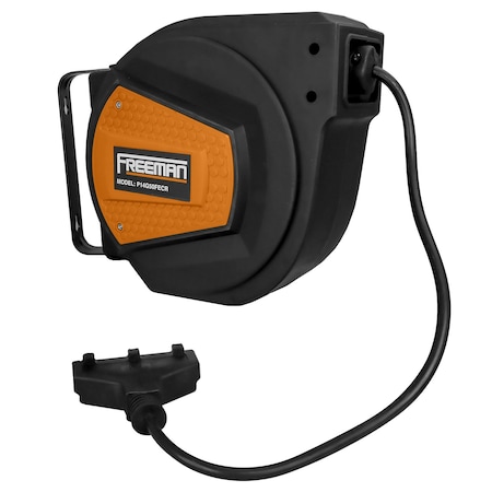 Freeman 14G 50' Retractable Extension Cord Reel P14G50FECR
