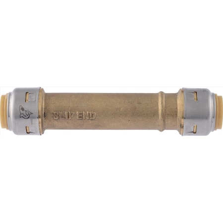 Sharkbite SharkBite Push to Connect 1/2 in. Push X 1/2 in. D Push Brass Slip Coupling UR3008A