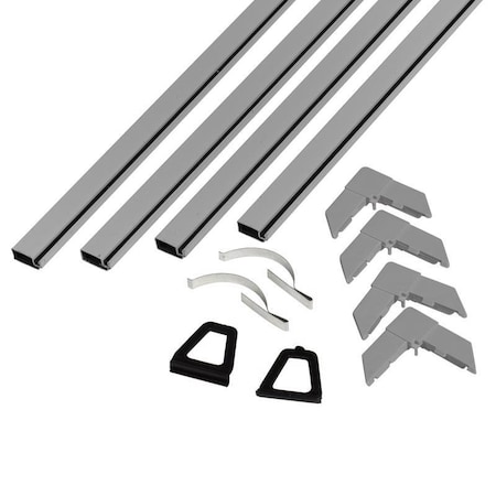 Phifer Mill Gray Aluminum 5/16 in. W X 48 in. L Screen Frame Kit 3021676