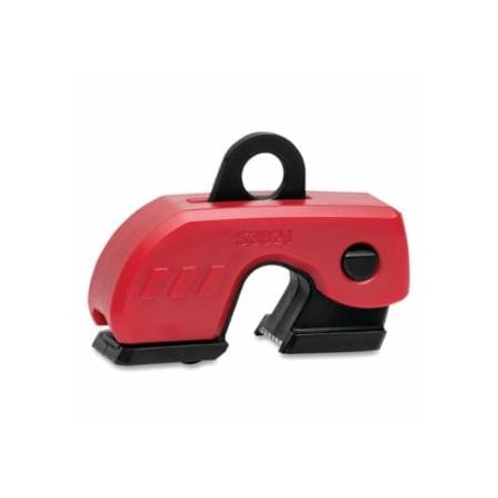 Master Lock Grip Tight, Plus Circuit Breaker Lockout, 0.75 in W x 2.06 in L x 1.43 in H, Red/Black, 6PK 470-S3821