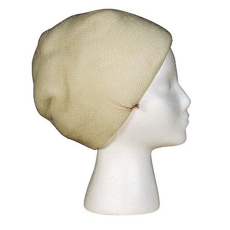 Cellucap Hairnet, Nylon, 26 in Dia., Brown, L, 144 PK HN5LBGRA