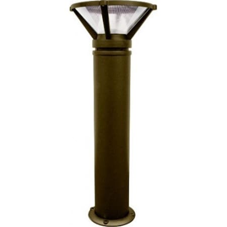 Feeltheglow 50W Powder Coated Cast Aluminum Bollard with Metal Halide Lamp, Bronze - 40.25 x 15.50 x 15.50 in. FE2941504