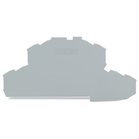 Wago Terminal Block, 4.12" L, 2.08" W, Gray 2002-2491