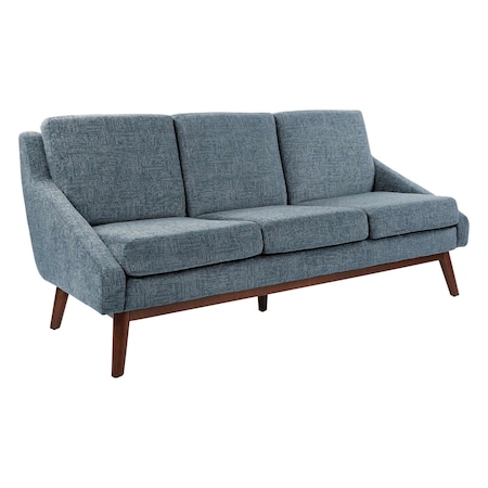 Office Star Products Lounge Seating/Davenport Mid-Century Sofa, Navy SL4433R-MC3