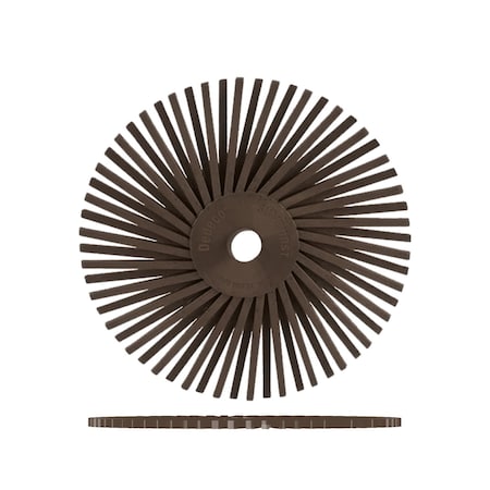 Dedeco SUNBURST 4" TA DISCS BROWN 36 GRIT, 12PK 2455