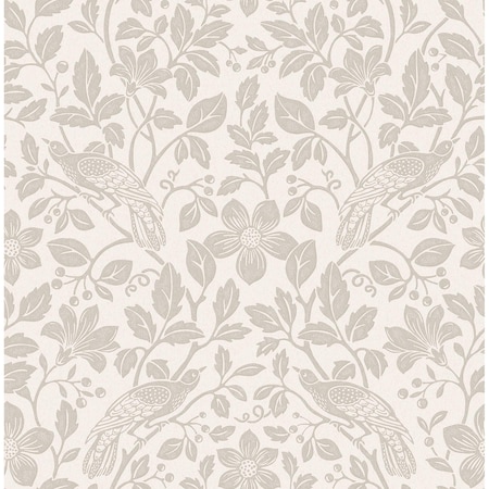 Advantage Marlow Bone Bird Vine Wallpaper 4164-M1815