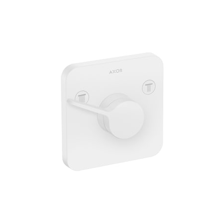 Axor One Showerhead Diverter Trim in Matte White 45772701