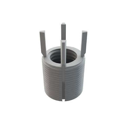 Zoro Select Key Locking Insert, Heavy Wall, 4 Keys, 1"-8 Int Thrd Sz, 1 3/8"-12 Ext Thrd Sz, Steel, 10 PK 215-065911