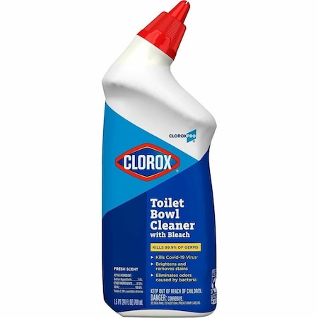 Clorox Toilet Bowl Cleaner, Bottle, 24 oz, Ready to Use, Fresh Fragrance, PK12 00031