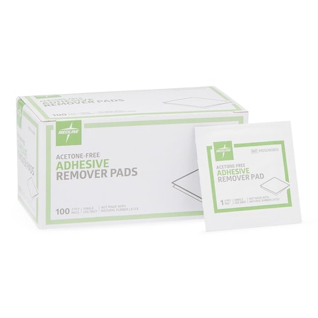 Medline Adhesive Remover Pads, 1000PK MDS090855