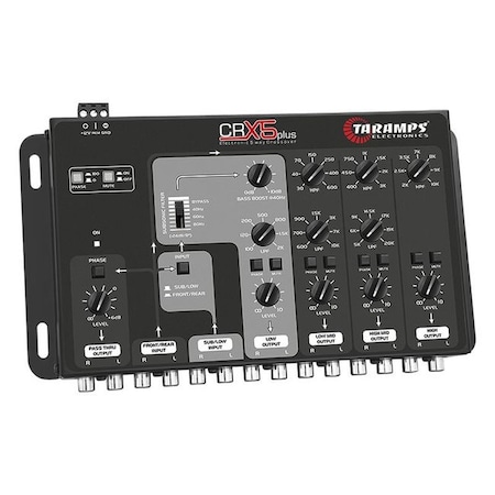 Taramps Five-Way Electronic Car Audio Crossover System CRX5