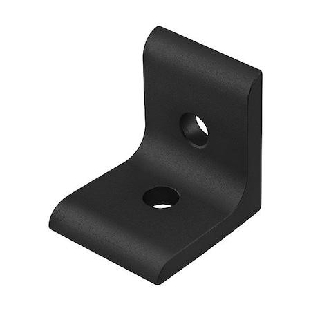 80/20 T-SlotFramingConnecto, Alum, Blk, 45mm, 45mm 45-4302-BLACK