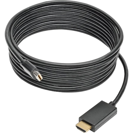 Tripp Lite 12FT MINI DISPLAYPORT TO HD ADAPTER CONVERTER CABLE AUDIO / VIDEO MDP TO HD M/M P586-012-HDMI
