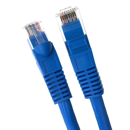 Micro Connectors 50 ft. Augmented Cat6A 10GbE UTP Cable, Blue E09-050BL