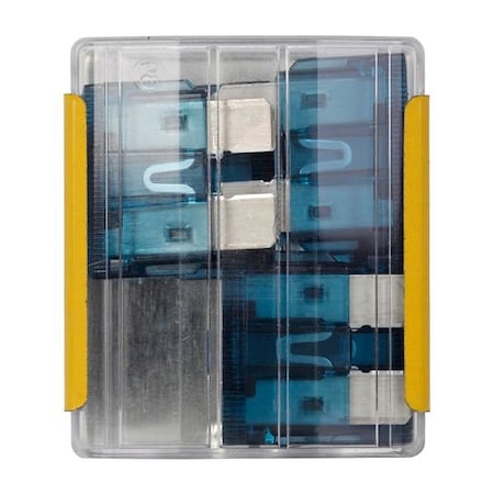 Eaton Bussmann series ATC blade fuse, 32 Vdc, 15A, 1 kAIC, Non Indicating, Blade fuse, Blue, 5PK ATC-15