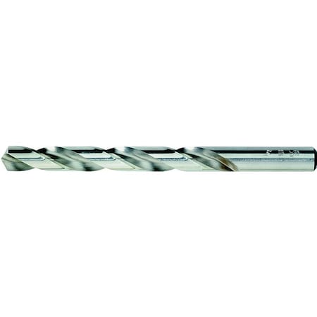 Irwin Jobber Drill Bit, 564 in Dia, 11116 in OAL, Spiral Flute, 564 in Dia Shank, Straight Shank 60505