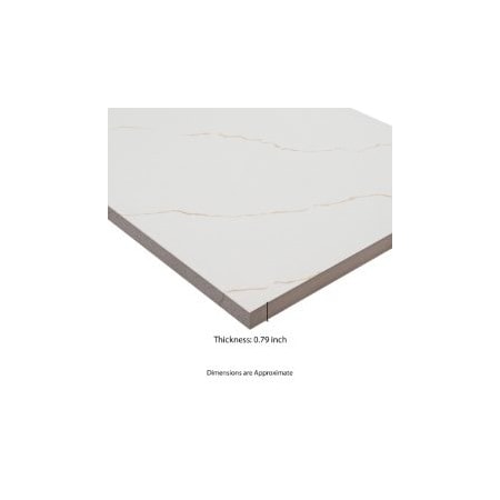 Msi Miraggio Gold 13in X 24in Matte Porcelain Pool Coping, 2PK ZOR-LSC-0213