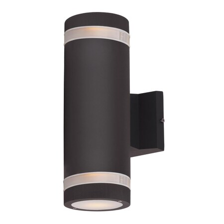 Cling 12 x 4.25 in. Lightray 2-Light Wall Sconce, Architectural Bronze CL2232244