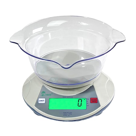 Tree Tree RKS10000 Round Kitchen Scale, 10,000 g x 1 g RKS 10000