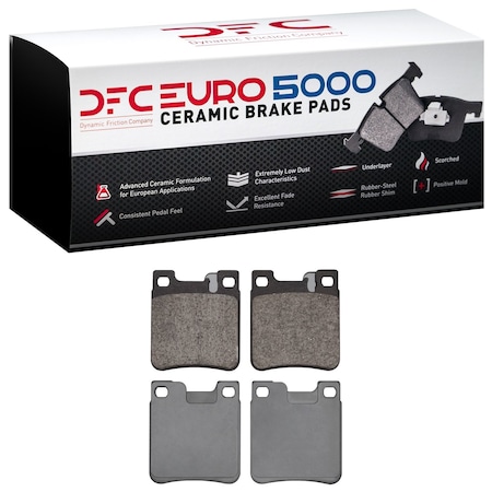 Dfc 5000 Euro Ceramic Disc Brake Pad Set,  1600-0603-00