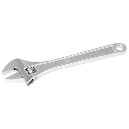 Performance Tool 12 in. Adjustable Wrench, Drop Forged Steel, SAE/Metric W30712