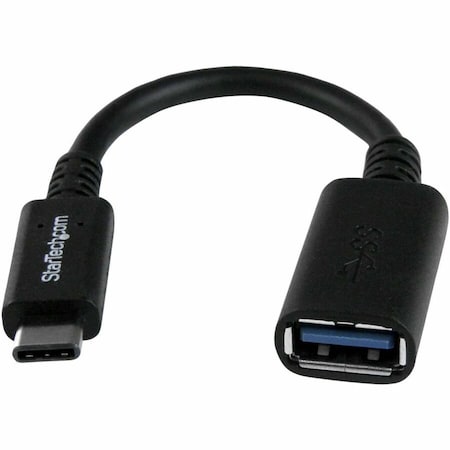 Startech.Com USB C to USB A Adapter Cable - M/F - 6in - USB 3.0 5Gbps - USB-IF Certified USB31CAADP