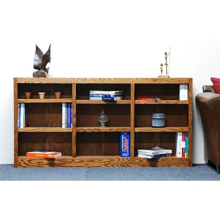Convenience Concepts Wall Storage Unit Bookcase - Dry Oak Finish HI1134523