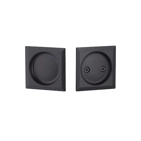 Emtek Pocket Door Locks Passage Matte Black EETPDSQU62MB
