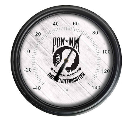 Holland Bar Stool Co POW/MIA Indoor/Outdoor LED Thermometer ODThrm14BK-08POWMIA