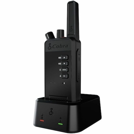 Cobra Electronics Handheld Two-Way Radio, 2 W, Black 0190015-1