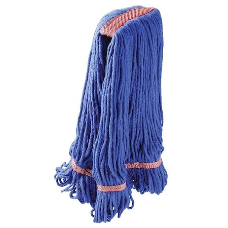 Libman Libman Large Wet Mop Refill, 20 oz, Cotton/Polyester/Rayon, Blue 968