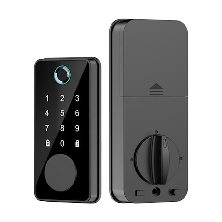 Wrightmaster 5-In-1 Single Cylinder Smart Lock Deadbolt with Fingerprint, Keyless Entry, APP, Passcode, IC Card ZR-AF05