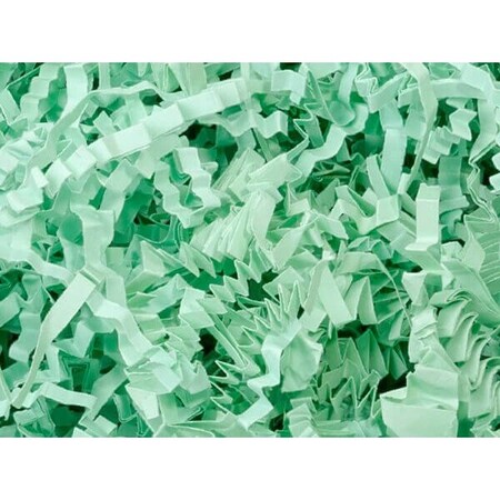 Nashville Wraps Mint Green Crinkle Cut Paper Shred, 8 oz Bag ZF08MG