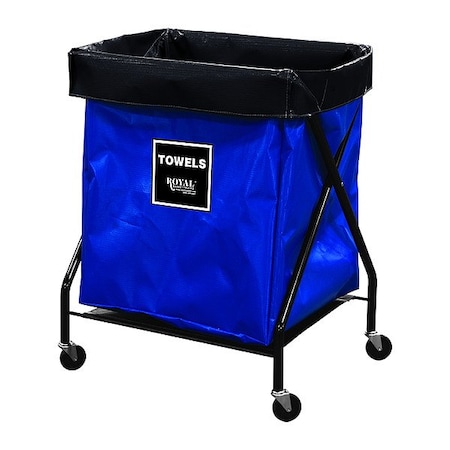 Royal Basket Trucks X-Frame Hamper, 150 lb Capac., 26" L G08-BBX-XTA-3ONN