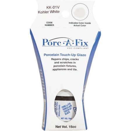 Fixture Fix Porcelain Touch-up Paint Glaze - Kohler White 1517903