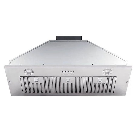 Victory 36-Inch 600 CFM Insert Range Hood with Baffle Filters, LED Lighting Q1-36