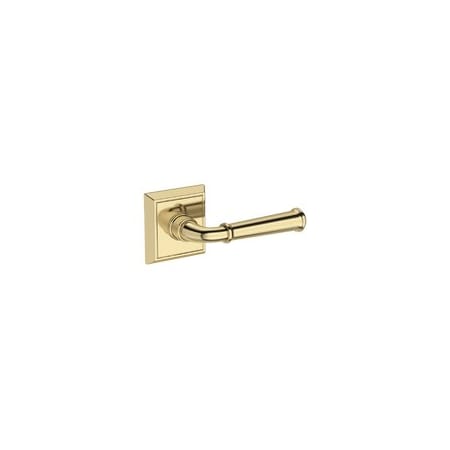 Baldwin Residential Door Levers Full Dummy Right Hand Non-Lacquered Brass FDDUNCHR031