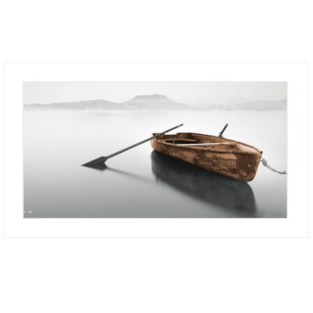 Homeroots Solitude 1 White Framed Print Wall Art 405072