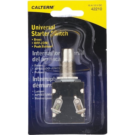 Calterm Brass 15A Universal Starter Switch 42210